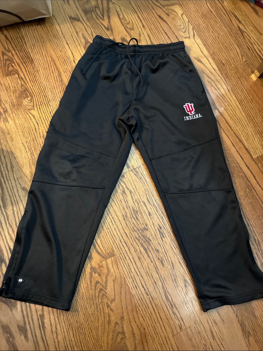 Indiana University Holloway Kids Black Basketball Athletic Pants Youth Large
